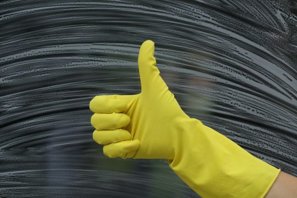 15771142 - tools for cleaning windows isolated over white background